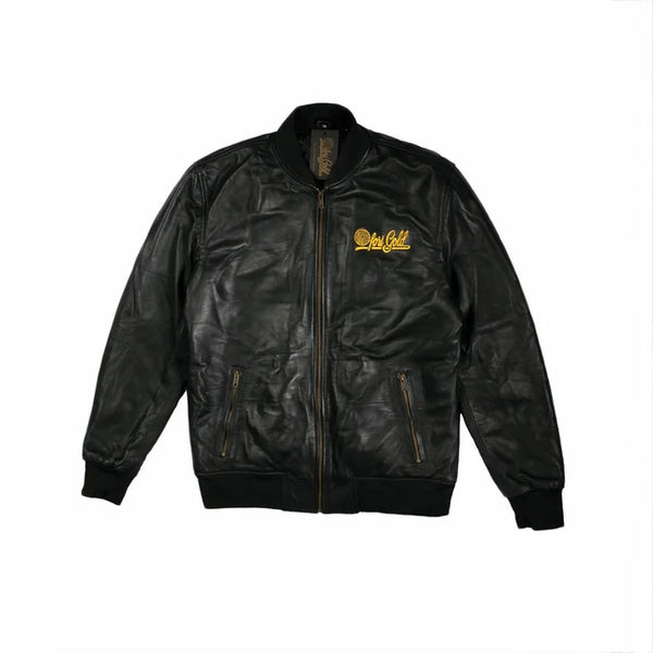 Moto leather jacket